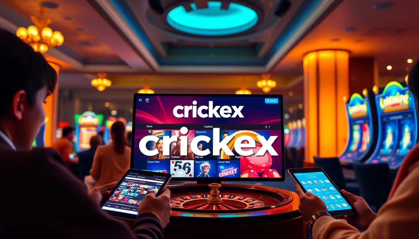 Experience thrilling cricket betting and casino games on Crickex's vibrant platform.