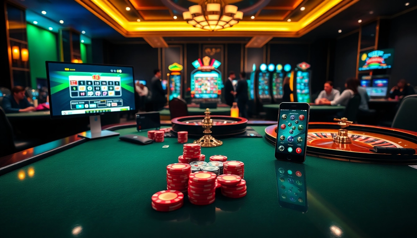 Experience the thrill of online gambling at lucky88vi.net with exciting casino visuals and immersive gameplay.