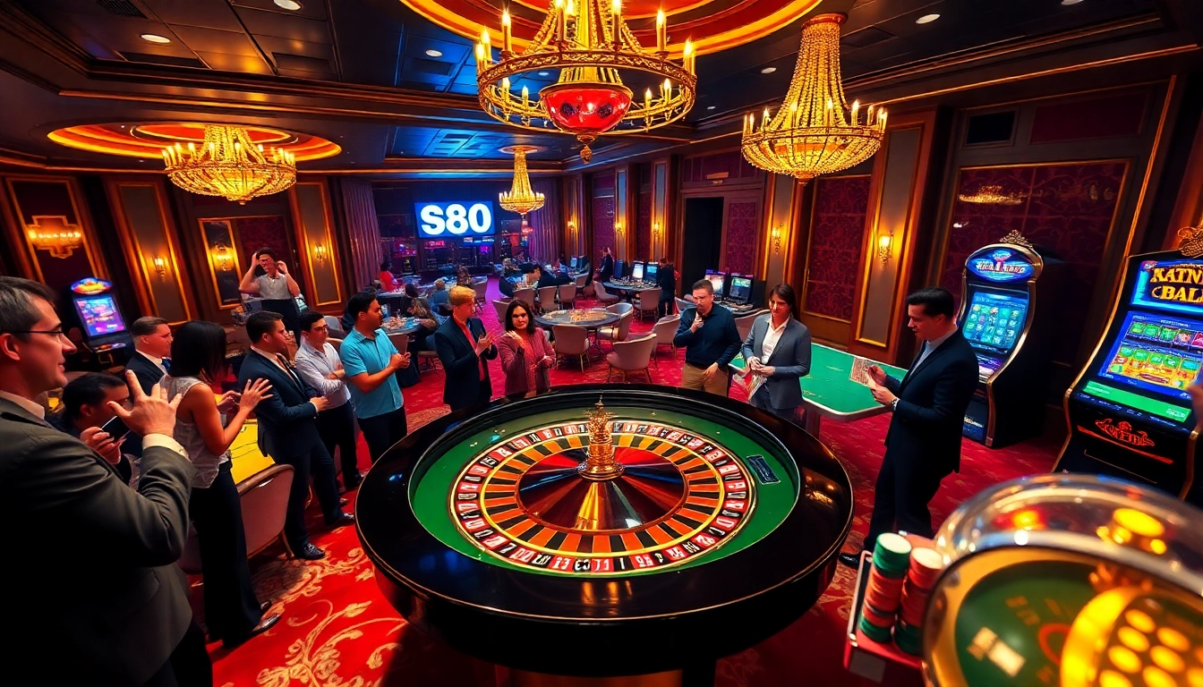 Experience thrilling gameplay at https://bet88b.us.com/ in a dazzling casino environment.