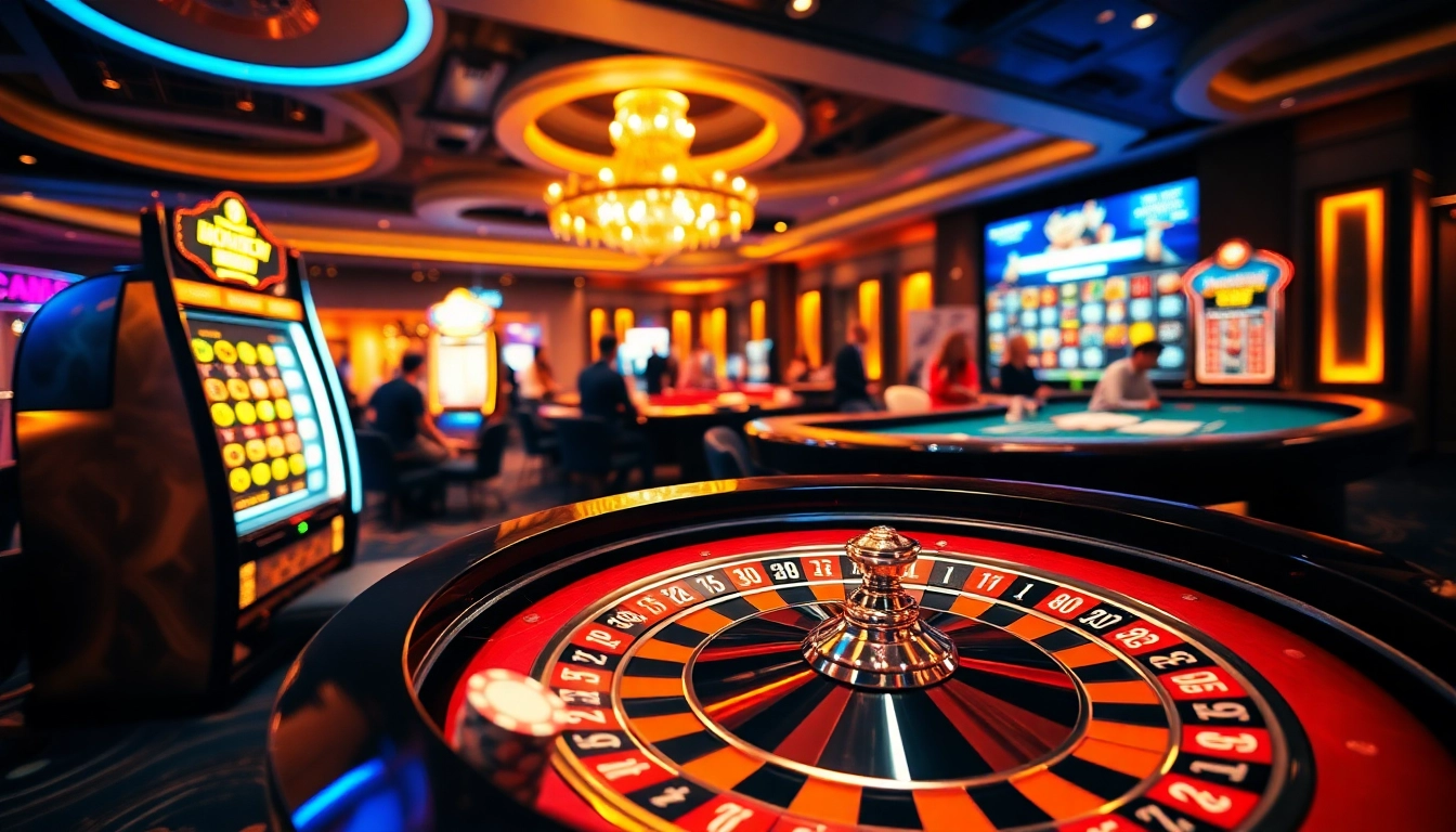 Experience thrilling gameplay at jboqz.com with vibrant casino elements and professional ambiance.