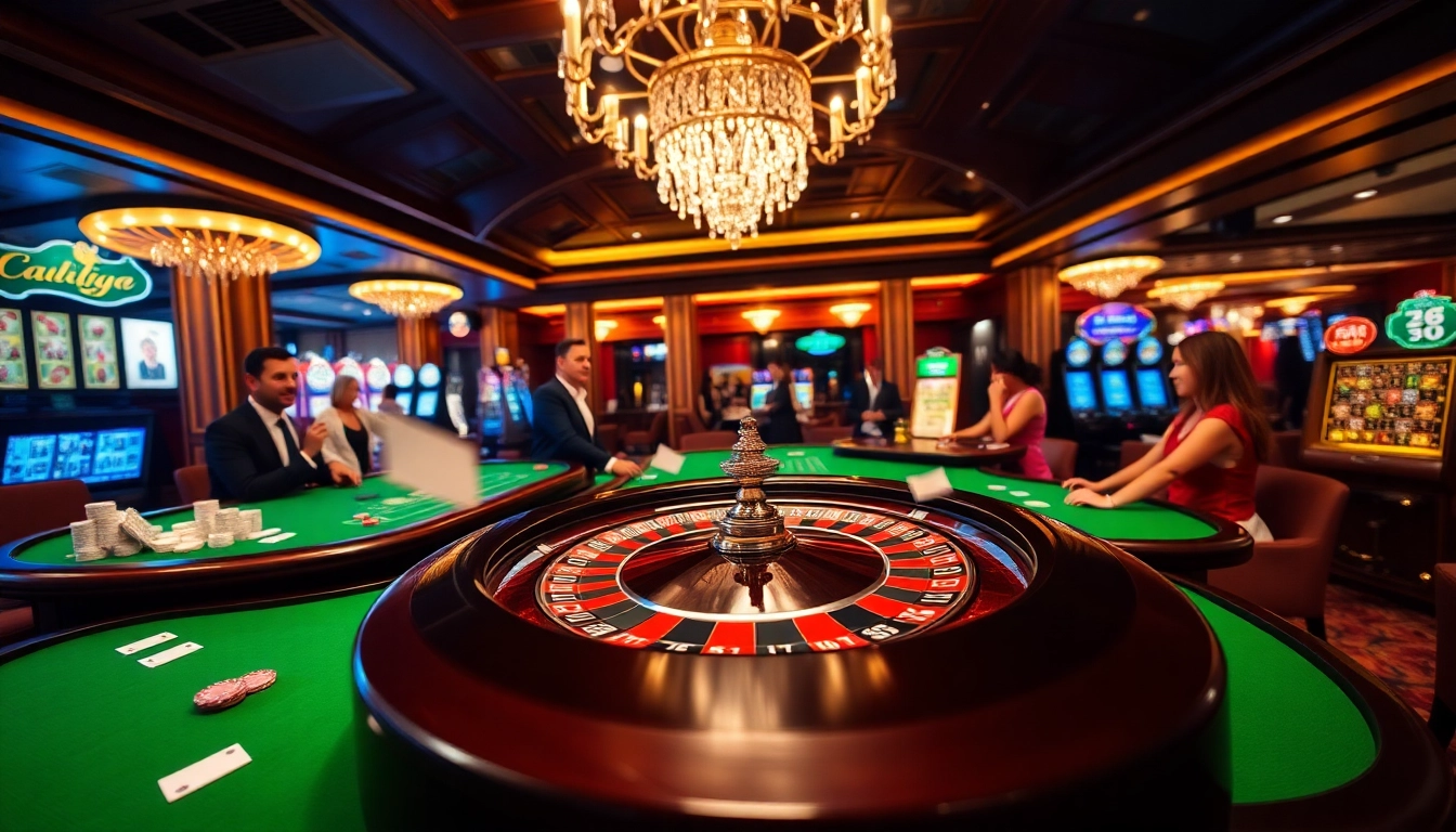 Experience excitement at trang chủ go8 with vibrant casino gaming tables and lively atmosphere.