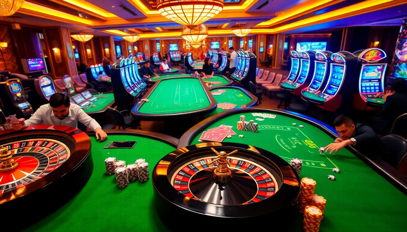 Experience the excitement of Nhà cái uy tín PG99 with vibrant casino tables and thrilling gameplay.