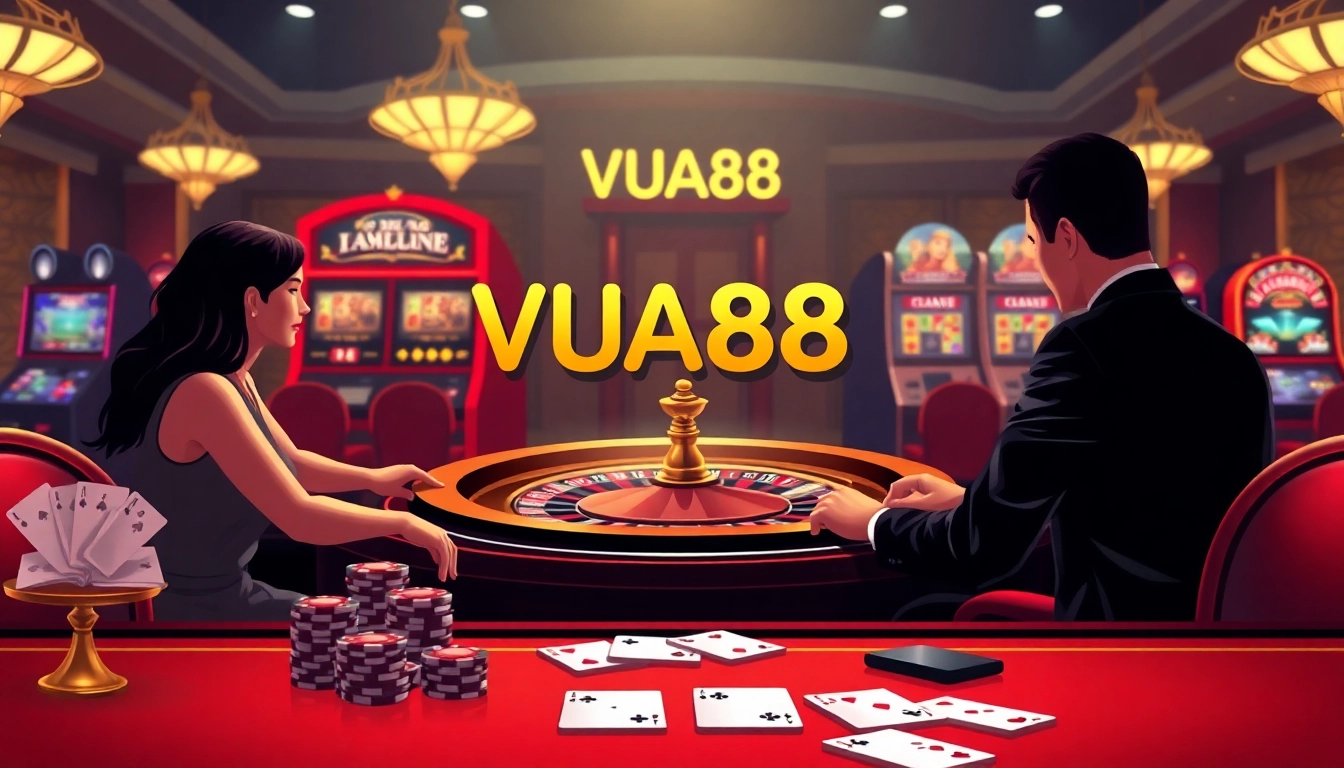 Experience the excitement of online gaming at VUA88 with vibrant tables and engaging action.