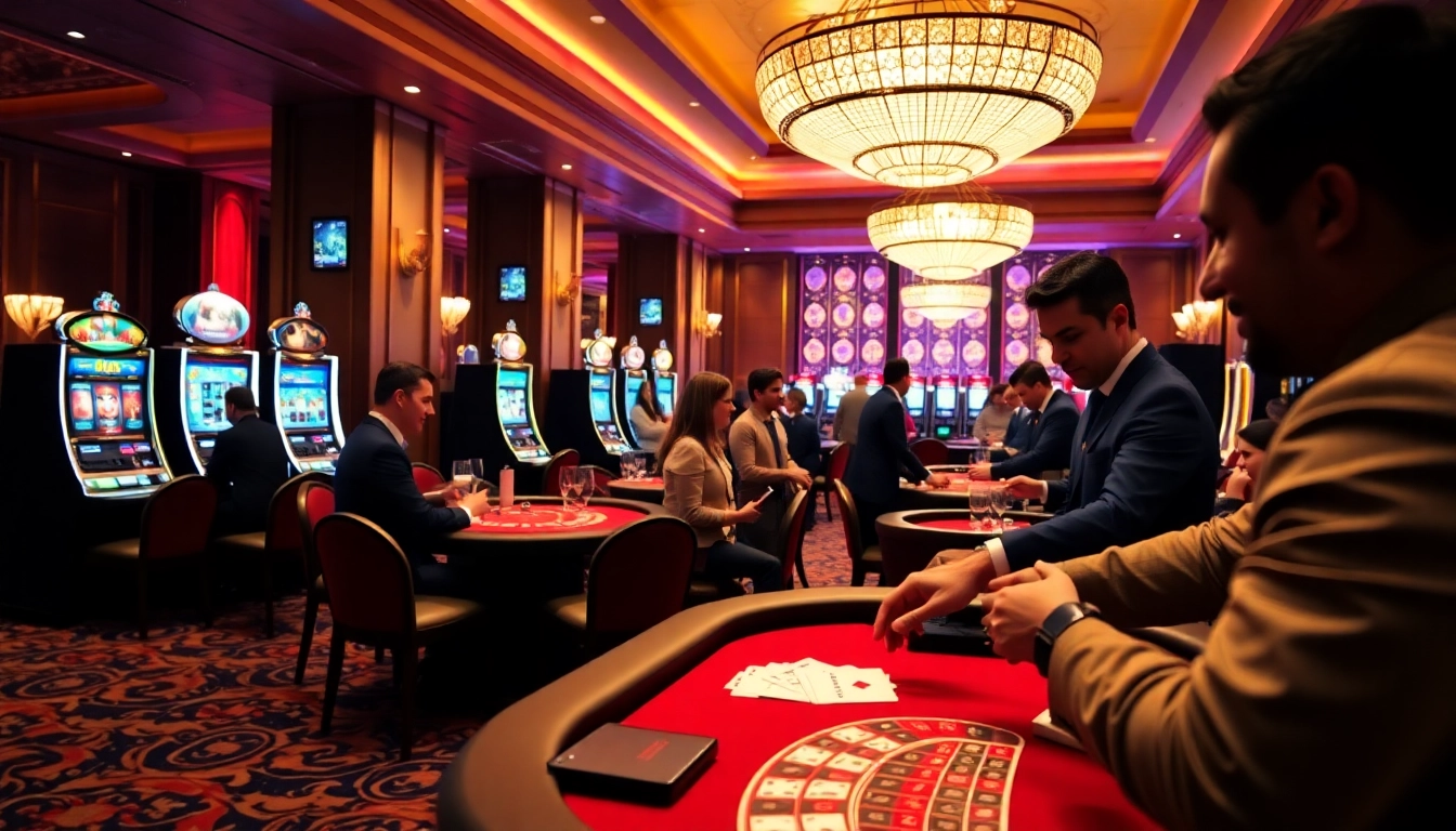 Experience thrilling gameplay at https://sunwin.builders/ with elegant casino tables and vibrant gaming atmosphere.