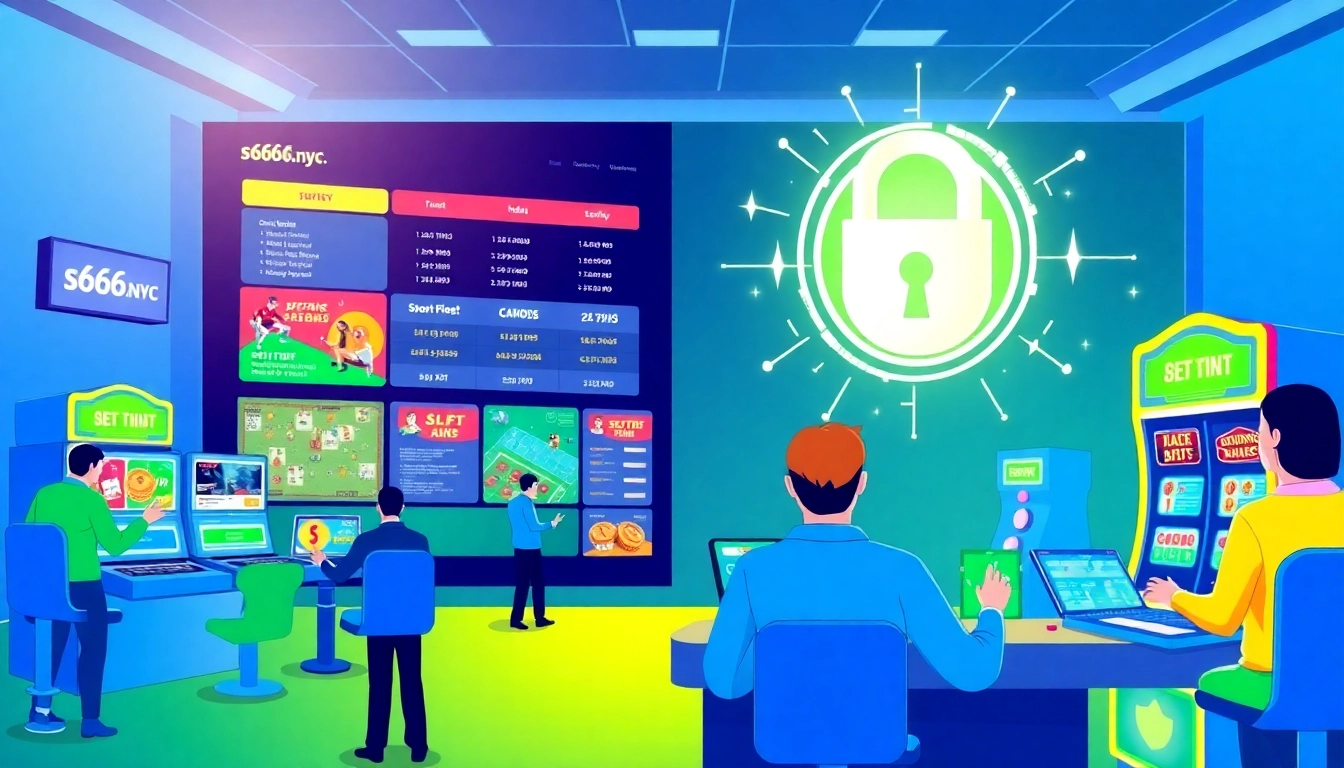 Online betting interface at s666.nyc highlighting diverse game offerings and security features.