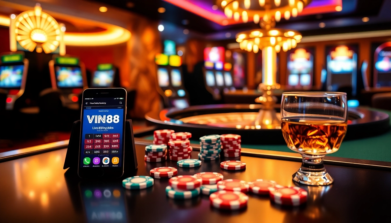 Engage with VIN88's online casino tables and vibrant gaming atmosphere.