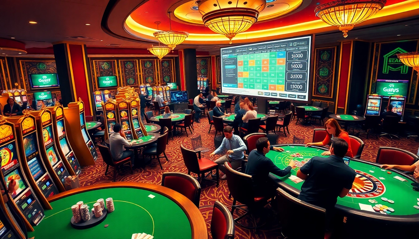 Players enjoying their experience at thabethome com's luxurious online casino with safe and exciting gaming.