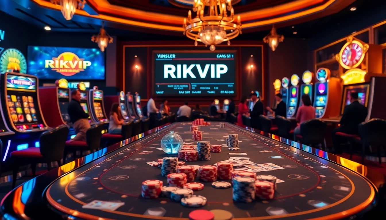 Experience the thrill of RIKVIP with exciting games and elegant casino aesthetics.