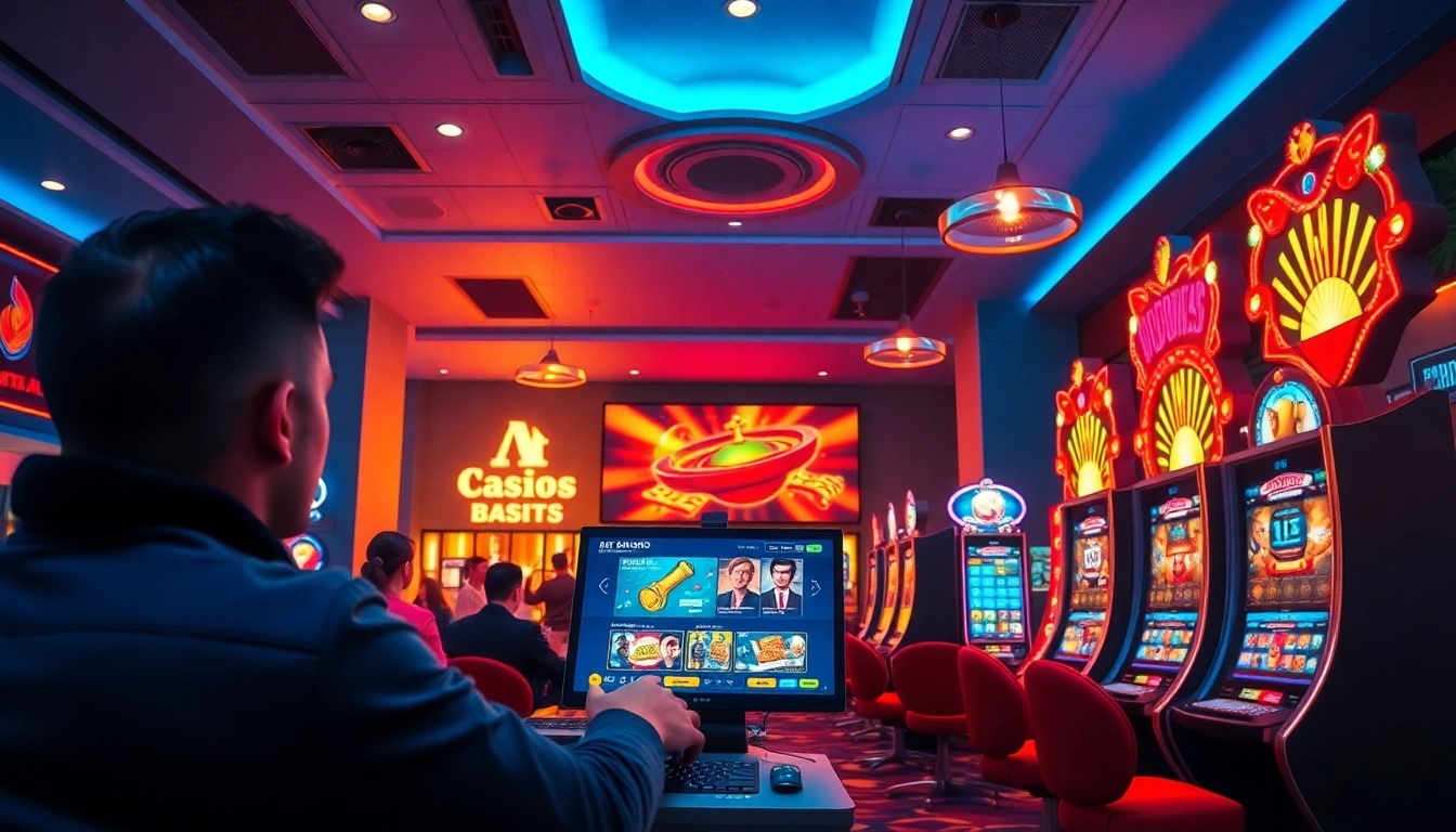 Experience the excitement of Lauthaitv's online casino games with an engaging digital interface.