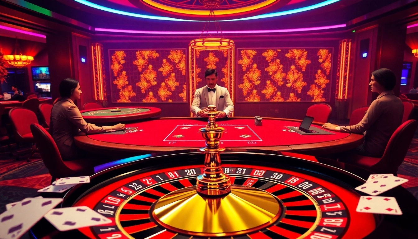 Experience the thrill of winning at https://hu88u.com/ with a vibrant online casino setting.