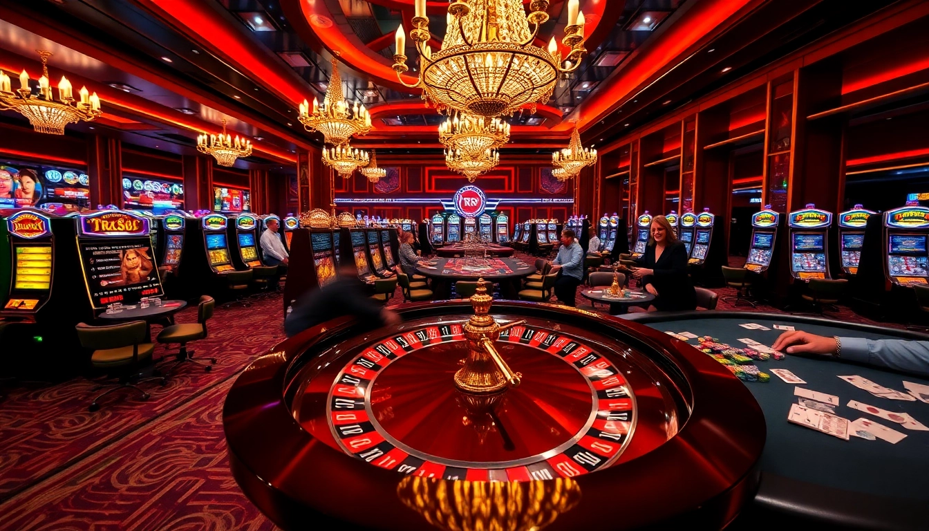 Experience thrilling wins at TR88 casino tables with vibrant roulette and slot games.