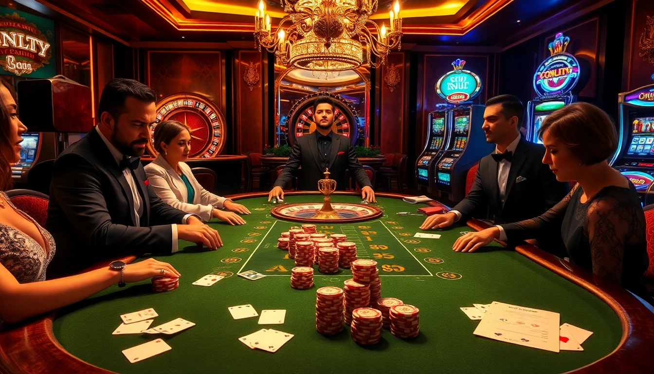 Experience the thrill of high-stakes gambling at the s8 casino table with vibrant poker chips and cards.