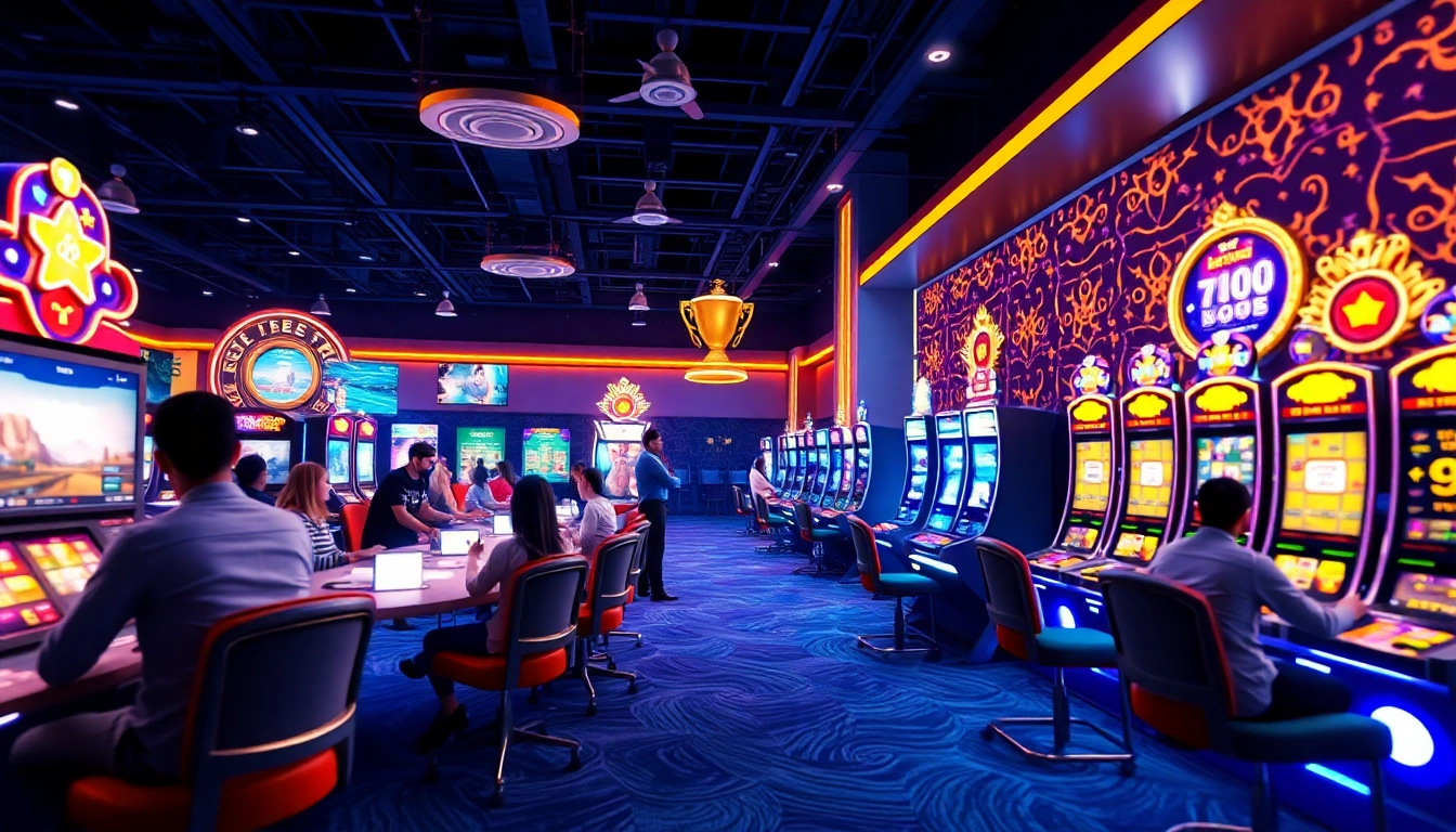 Exciting gaming scene at PS99 showcasing sports betting and casino games.