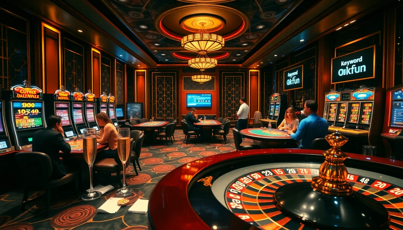 Experience high-stakes excitement with link okfun at our premium casino, featuring vibrant tables and thrilling gameplay.