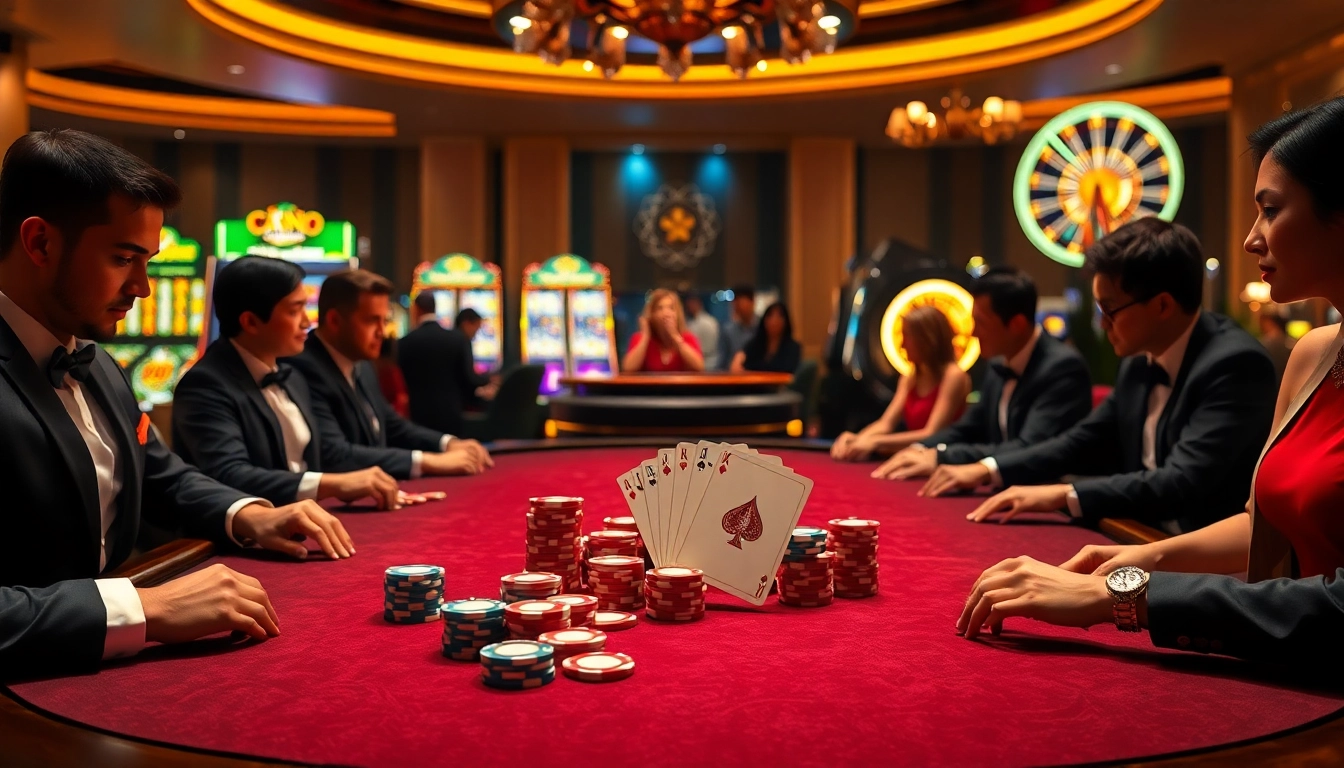 Experience high-stakes gambling action at https://xo88hi.com/ with vibrant poker tables and thrilling casino games.