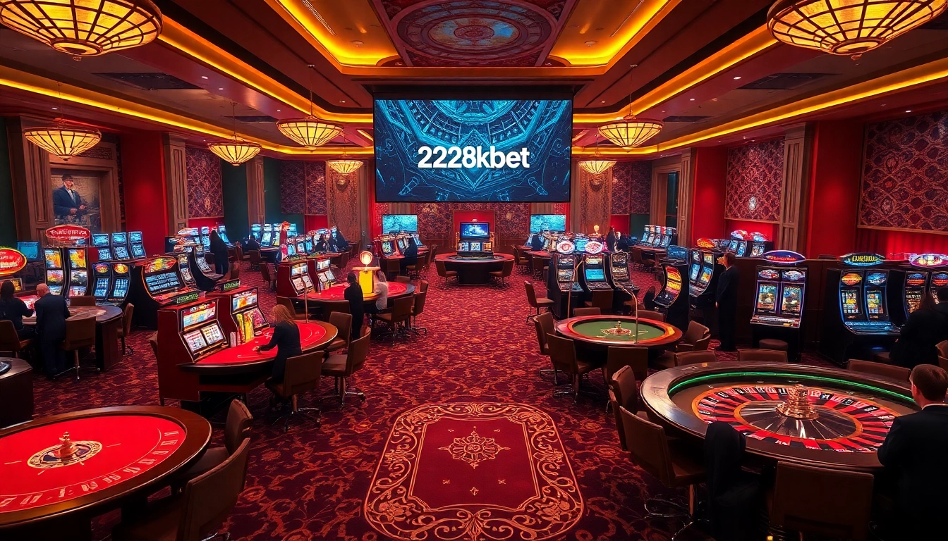 Experience the luxury of gambling on http://228kbet.net/ with stylish tables and vibrant slot machines.