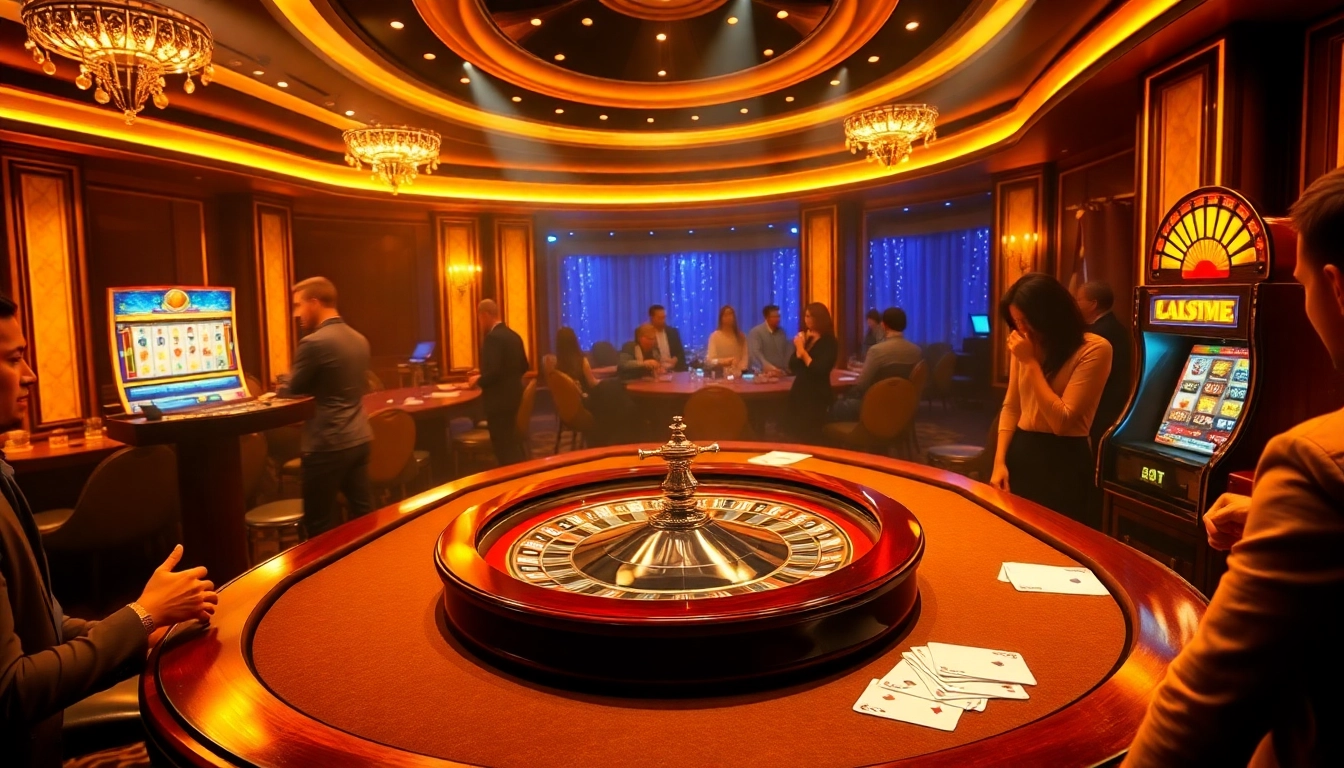 Players enjoying a thrilling game at a roulette table, inspired by experiences from https://www.sclub88.bet/.