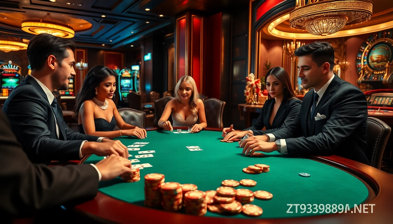 Experience the excitement of high-stakes poker at ZT9398.NET with luxurious gaming visuals.