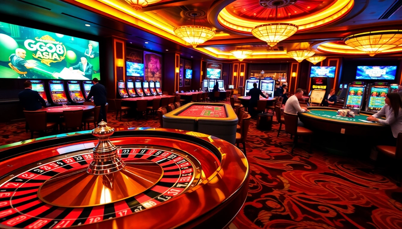 Experience excitement at GO8 ASIA casino with vibrant tables and engaging poker games.