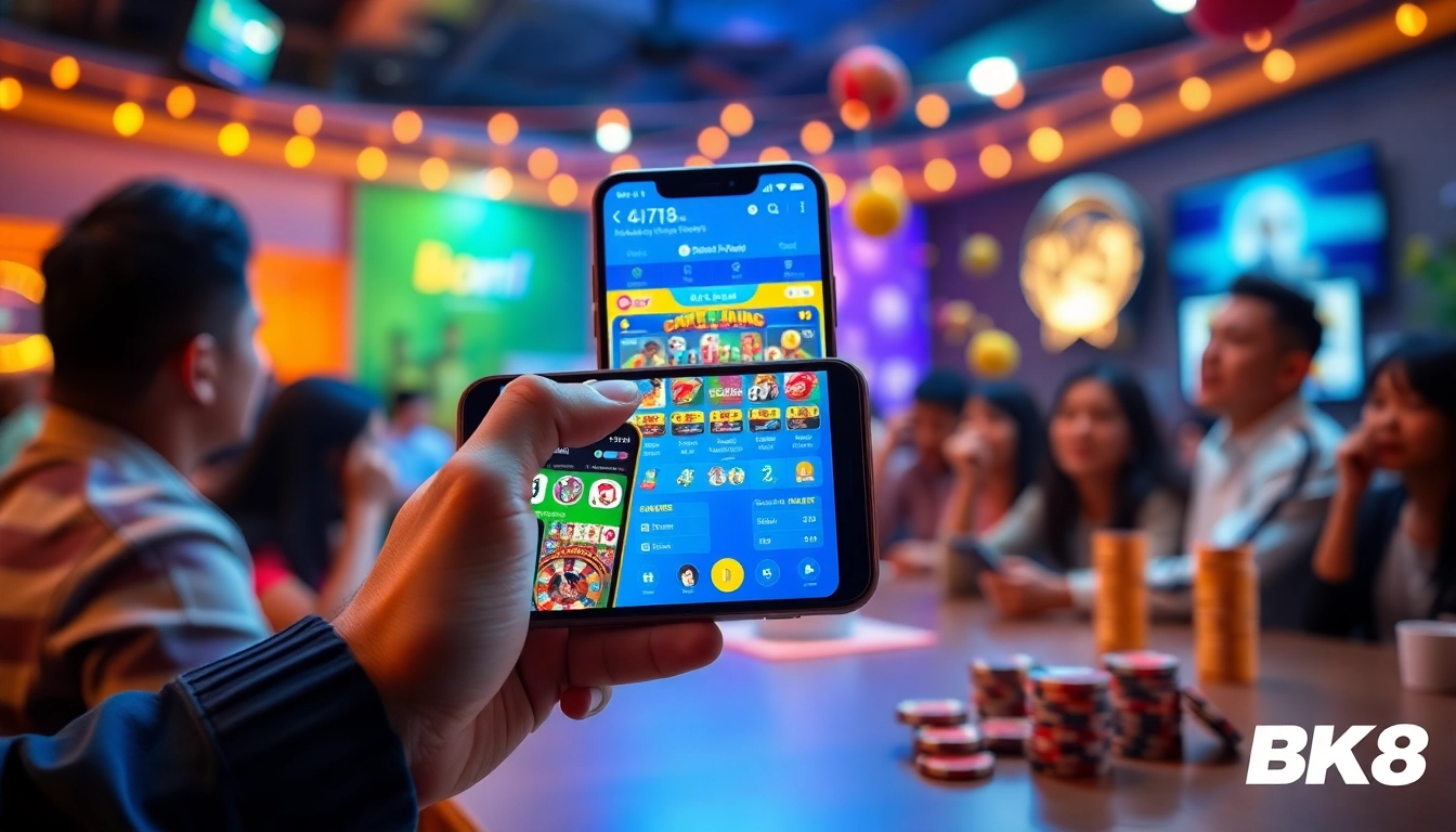 Online gaming experience at bk860s.com featuring a vibrant casino game interface.