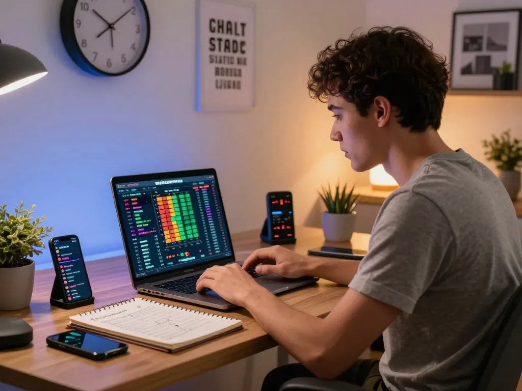 Analyzing kèo nhà cái strategies in a modern betting workspace.