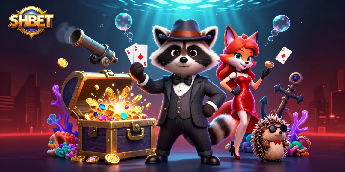 SHBET offers dynamic gaming experiences with charming characters in an immersive casino setting.