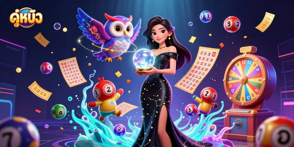 Experience stunning ดูหนัง moments with vibrant lotto balls and exciting gaming elements in this dynamic scene.