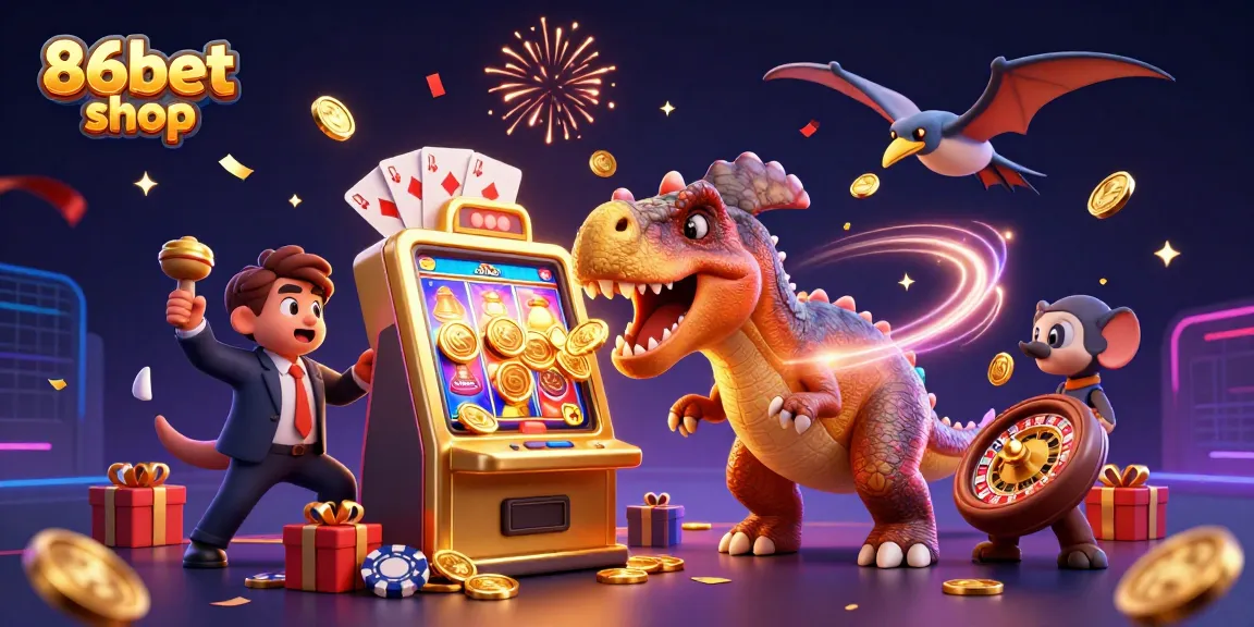 Experience big wins at 86bet shop with a vibrant 3D casino adventure featuring exciting games and jackpots.