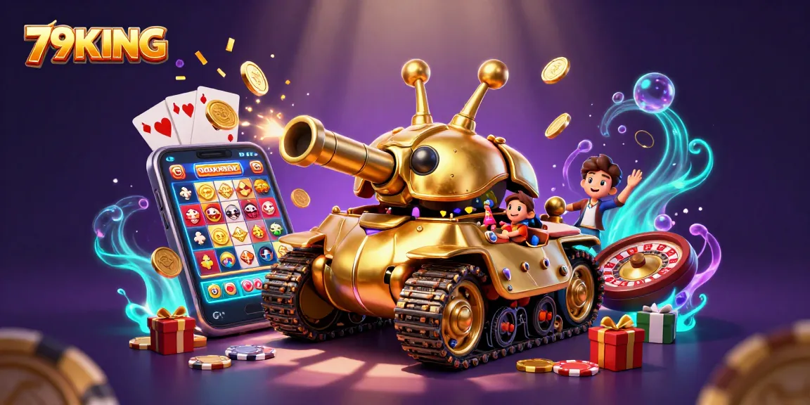 Experience the thrilling action of 79KING with a vibrant, miniature casino inside a golden beetle tank.