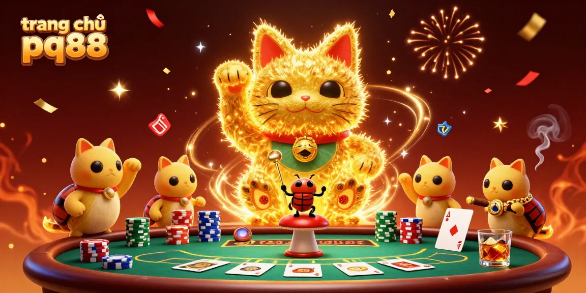 Experience the vibrant world of gaming at trang chủ pq88 with dazzling casino elements and festive celebration.