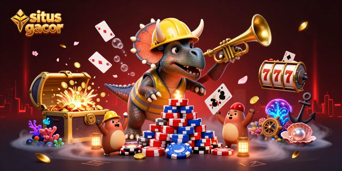 Experience excitement with the situs gacor scene showcasing a colorful casino adventure with vibrant characters.